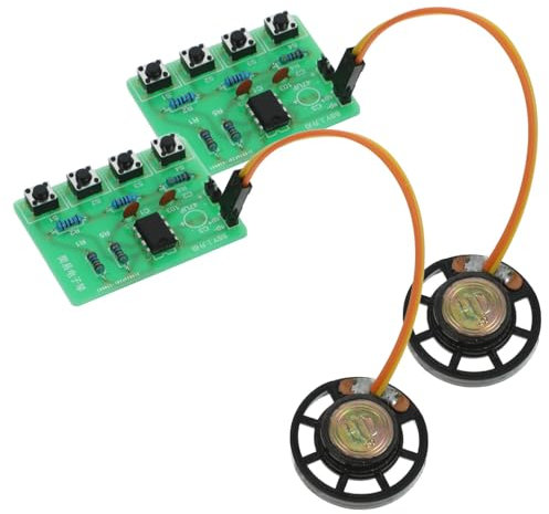 LOPUNER Kit Elettronico Oscillatore Per Saldatura Fai Da Te 2 Set Componenti Per Esercitarsi Nella Saldatura Strumento Elettronico Per Principianti e Appassionati Di Musica e Fai Da Te