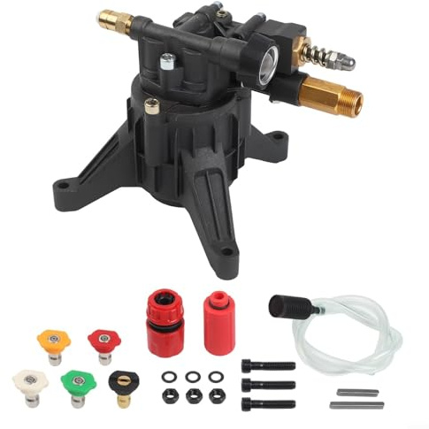 Jotekonoby Hochdruckreiniger-Pumpen-Set, 3400 PSI, 2,5 GPM, 2,2 cm Schaft, Ersatz für Hochdruckreiniger-Modelle mit Doppeldichtungssystem und Wartungsbetrieb