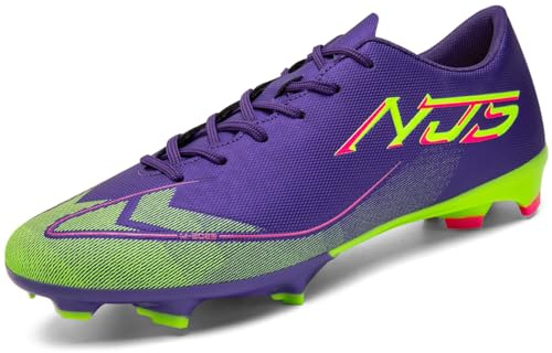 NUTTOPL Scarpe da Calcio Uomo Teenager Training All'aperto Sportivo Scarpe da Ginnastica da Erba Scarpe da Calcio per Competizioni Professionali Leggera e Traspirante Unisex