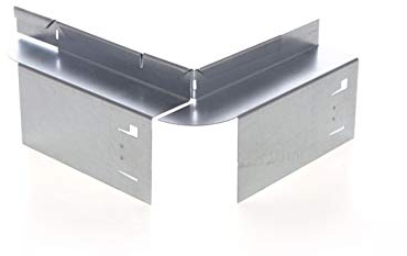 HN Kernstützen Metallwaren Ecke Innen/Außen für Rasenkante mit Radlauf Metall 9,5 cm hoch Mähkante Beeteinfassung Beetumrandung, Set:4er Set, Ecken:außen Ecke