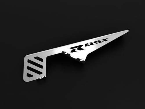 kompatibel mit: Suzuki GSX-R 750 BJ 2000-03 / GSX-R 1000 BJ 2001-04 Kettenschutz Kettenabschirmung Logo silber IBEX