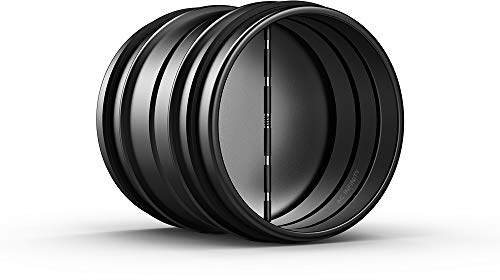 AC Infinity 4 Backdraft Damper, One-Way Airflow Ducting Insert with Spring-Loaded Folding Blades for 4” Ducting in Range Hoods and Bathrooms Fans
