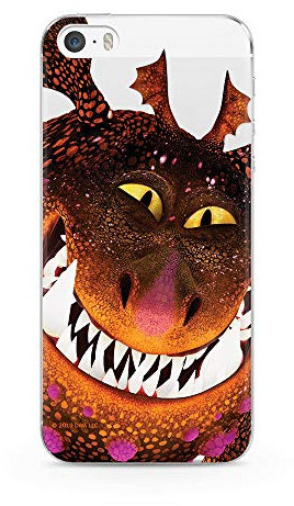 ERT GROUP Original und Offiziell Lizenziertes DreamWorks Dragons Handyhülle für iPhone 5, iPhone 5s, iPhone SE, Case, Hülle, Cover aus Kunststoff TPU-Silikon, schützt vor Stößen und Kratzern