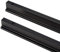 Qrity 2 Stück L 90° Küchenschrank Schrank Türgriff Zugknöpfe Kommode Schubladengriff Sets, moebelgriff schwarz,Aluminium, massiv, Lochabstand 128mm