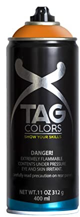 TAG COLORS - Bote de Spray, Color Marrón Aries (G400A012), Resultado Profesional, Precisión y Cubrición, Acabado Ultra Mate, Master Pack 6 x 400ml