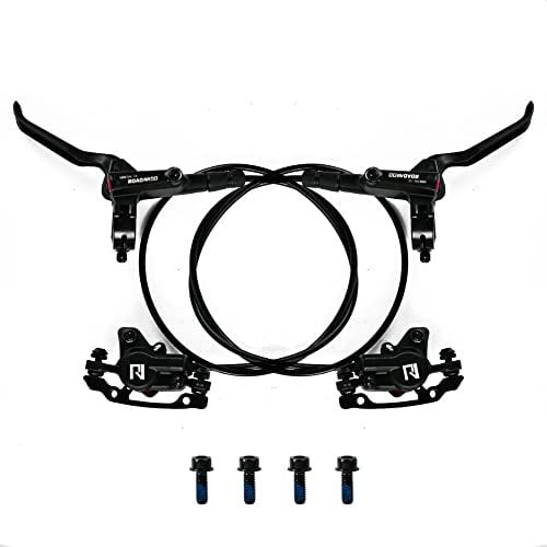ROADNADO Hidráulicos Frenos para Bicicletas, Juego de Frenos hidráulicos, Frenos de Disco para Bicicleta, Frenos de Disco 160mm, Delantero 800mm y Trasero 1400mm, aleación de Aluminio