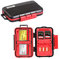 LYNCA Memory Card Case Holder SD Card Case Waterproof Memory Card Holder Anti-Shock Water-Resistant Carrying Box Holder for 8 SD Cards 4 CF Cards 12 Micro SD/TF Cards (Black)
