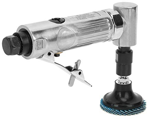 Pneumatischer Polierer AG-315BS, 90° Biegewinkelschleifer, für Holz, Gummireifen und Gussteile, zum Schleifen, Entgraten und Formen