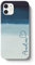iCaseDesigner Personalised Painting Watercolour Name with Heart Phone Case Compatible with iPhone 12 Mini. 5. Ultra Marine Sky Vertical Name