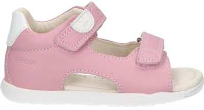 Geox B Sandal Macchia Gir, Sandali Bimba 0-24, Rose, 23 EU