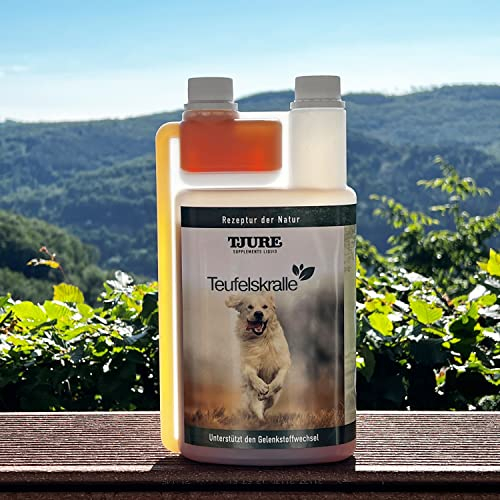 TJURE Teufelskralle Liquid für Hunde | 1000 ml | Natürliche Unterstützung für Gelenke & Beweglichkeit | Entzündungshemmend & schmerzlindernd | Ohne Zucker & Zusatzstoffe