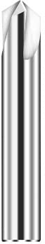 1 Stück Hartmetall-Fasenfräser 50 70 80 100 110 130 140 150 Grad Schaftfräser Aluminiumschneider CNC-Maschinengravurwerkzeuge (Color : For Aluminium, Size : D6xR140x50Lx3F)