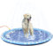 PawHut 170cm Splash Pad Sprinkler for Pets Dog Bath Pool Water Game Mat Toy Non-slip Outdoor Backyard Blue