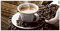 ARTland Qualitätsbilder I Wanddeko Glasbilder Glas Bilder 100 x 50 cm Ernährung Genuss Getränke Kaffee Foto Braun D1HS Heißer Kaffee dampfender Kaffee