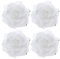Beavorty ÉPingle À Cheveux Fleur Rose Blanche – 4 PièCes Accessoires De Mariage ÉLéGants Pour Cheveux Broche Pratique Pour DéCoration Et Coiffure Parfaite Pour Les FêTes Et ÉVéNements