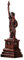 Homoyoyo Freiheitsstatue Baby Puppenkopf Esstischdekoration Statue Der Liberty Figur New York Souvenirs Geschenke Geburtstagsstrauß Künstlich Statue of Liberty Metall Gedenken Modell Büro