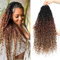 Goddess Locs Crochet Hair For Black Women 10 Inch 8 Packs Faux Locs Crochet Hair Boho Locs Crochet Hair Pre Looped Crochet Locs River Locs With Curly Ends (1B/30/27#)