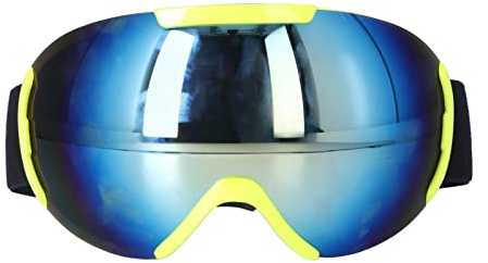 Ski Goggles, Pe-Coated Ski Goggles, Snowboard Goggles, No Shifting, Adjustable Double Layers, Anti-Fog Snow Goggles, Adjustable Fog- for Skiing