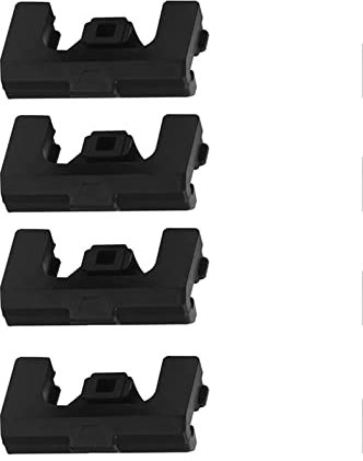 MULAIDI Luftfritteusen-Gummipuffer, passend für Power-Luftfritteusen-Grillplatte, Ersatzschutzabdeckungen für Luftfritteuse, Grill, Gummi-Stoßstangen, schwarze Gummifüße, Stoßstangen, Silikonlaschen