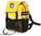 Jeenuuder Simulation Rucksack Schaufel Aufbewahrungstasche Gepäcktasche Handtasche Dekoration für 1/8 1/10 RC Crawler Auto, Gelbe Tasche