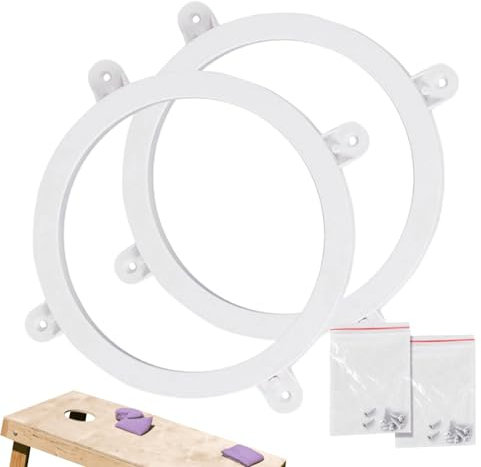 LED Cornhole Board Lights - Cornhole Ring Lights, Quick Ring LED Lights | Cornhole Bean Bag Throwing Board Light Kit, Waterproof Cornhole Board Lights for Cornhole Board Sets Cool Backyard Games