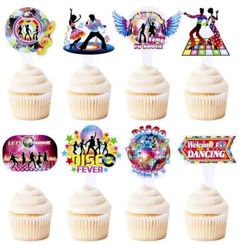 Blumomon 32Pcs Popular Singer Cupcake Toppers, Music Themed Party Decorations for Birthday, Wedding Parties
