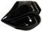 Vase Kussmund Lippenvase schwarz 22 x 12 x 11 cm Blumenvase Lippe Mund Figur Deko GTT J298