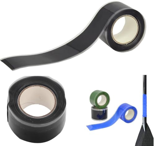 Kajak Paddelgriffe, Griptape Goon Tape Hände Blister Prävention 590 Zoll Silikon Kanu Paddleboard (BLACK)