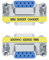 TECHZOCO Adaptador RS232 DB9 Hembra a Hembra, Acoplador DB9, Adaptador de Cambiador de Género RS-232 - RS-485 - TTL - DB9, Conector Serie Hembra a Hembra, RS232 Plug 9 Pin