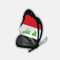 Stickers 7,6 CM * 10,2 CM Persönlichkeit Irak Flagge Schmetterling Auto Aufkleber Motorrad Fenster Zubehör Aufkleber PVC Auto Aufkleber Dekoration Laptop(10.2CM)