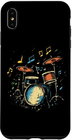 Instrument de batterie, batterie Coque pour iPhone XS Max