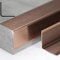 WJYWX Winkelprofil 90CM*3 Stück, Kantenschutzprofil Aluminiumlegierung Ecken- & Kantenschutz Wasserdicht Eckschutz Kantenschutz Für Die Sicherheit Von Kindern(Brushed Rose Gold,10mmx10mm)