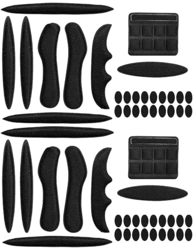 HINFHI 2 Sets Of Helmet Inner Lining, Soft Sweat-Absorbing Sponge Pad, Helmet Inner Lining Replacement, Helmet Accessories.