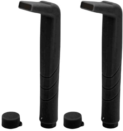 2 Pcs Paille Hoquet, Petit Trou Plat Plat Réutilisable Arrête les Hoquets Naturellement et Rapidement, Arrêter le Hoquet de la Paille pour les Enfants Adultes (BLACK)