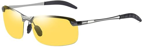 Dioeazh Übergangs-Sicherheitsbrille - Intelligente Übergangs Sonnenbrillen,Blendfreie Sportbrille Mit UV400 Schutz Für Outdoor Aktivitäten Wie Fahrrad Golf Freizeitsport