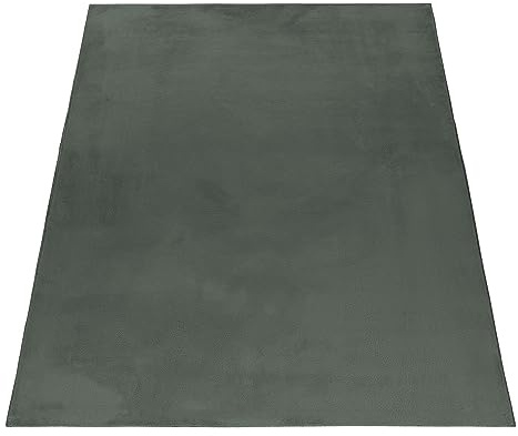 KADIMA DESIGN Teppich Kurzflor Unifarben Elegant Pflegeleicht Modern Waschbar Strapazierfähig Langlebig Grün 60x110 cm Wohnzimmer Esszimmer Fußbodenheizung geeignet | NECKAR