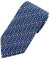 Towergem Extra lange Blau/gold Krawatte XL 160 cm lange Geschäftsanzug Herren Krawatte