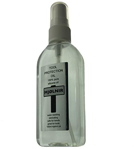 Mjolnir Pure Silicone Oil Tool Spray - 100% huile de silicone sans additifs – Idéal pour les outils sans danger pour les mains