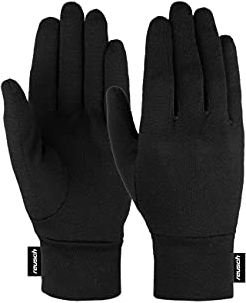 Reusch Merino Wool Conductive atmungsaktive und gemütliche Alltagshandschuhe Outdoorhandschuhe Sporthandschuhe Herren Damen für jegliche Outdoor-Aktivitäten