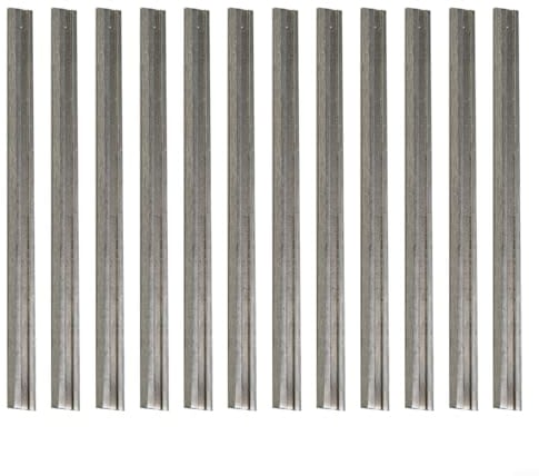 Gbtdoface 12pcs Carbide Planer Blades,Replacement Planer Blades,82mm Reversible Electric Planer Blades Boxed