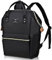 Bebamour Casual Daypack Laptop Backpack Women Men Laptop Rucksack 15.6 inch Waterproof School Bag Backpack for Travel/Business/College/Computer, Black
