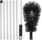 Gutter Cleaning Brush - Extendable Gutter Cleaning Brush | Gutter Brush with Stiff Bristles Head | Roof Gutter Cleaner | Gutter Cleaning Tool Easily Remove Roof Branches, Dust, Leaves