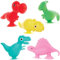 Baker Ross FN212 Dinosaures à ventouses - Lot de 10, jouets pour enfants, jouets pour le bain