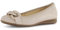 Gabor Damen Klassische Ballerinas, Frauen Flats,Moderate Mehrweite (G),Halbschuhe,Sommerschuhe,Slipper,Ballett-Schuhe,Oak (Uni),37.5 EU / 4.5 UK