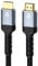 LAN-SAINTKAY 4K 8K HDMI 2.1 Cable 8ft, Bidirectional Braided 48Gbps HDMI 2.1 Cord, 8K 60Hz 4K 120Hz 2K 240Hz High Resolution TV Computer Screen Cable for Home Office Gaming Consoles