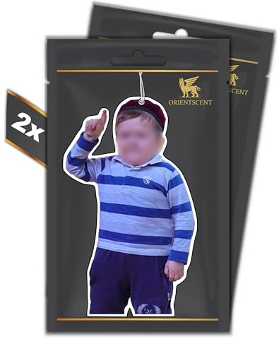 2er Set ALHAMDULILLAH MOTIV Duftbaum – Luftfrischer – automatischer Duftspender fürs Auto lustig tuning – Car Air freshener Duftanhänger Auto, Duftbaum Set Auto (OCEAN PARADISE, 2 Stück)