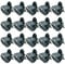 baotongle 100 Pcs Pflanze Clips, Orchidee Clips Pflanze Orchidee Unterstützung Clips Flower und Vine Clips für die Unterstützung Stiele Vines Wachsen aufrecht Dunkelgrün