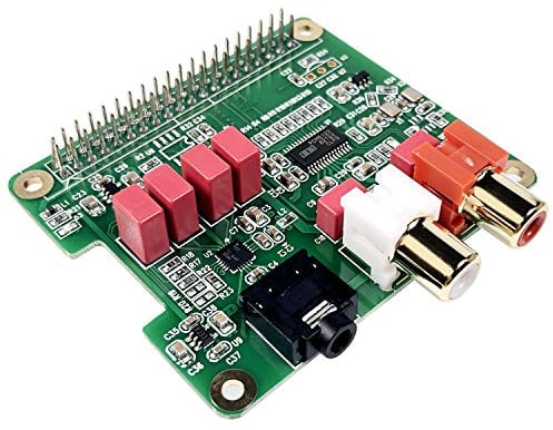InnoMaker Rasp Pi HiFi DAC Hat PCM5122 Audio Sound Card Expansion Board for Raspberry Pi 4 3 B B+ Pi Zero W (DAC Hat)