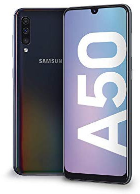 Samsung Galaxy A50 2019 Smartphone, Display 6.4 128 GB Espandibili, Dual Sim, Nero [Versione Italiana] (Ricondizionato)