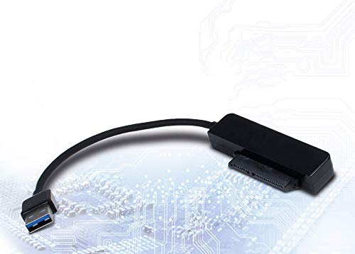 Faconet® USB 3.0 auf SATA Quickport Adapter Verbinder Kabel zum Anschließen von 2,5 HHD/SSD Festplatte an USB 3.0 Port